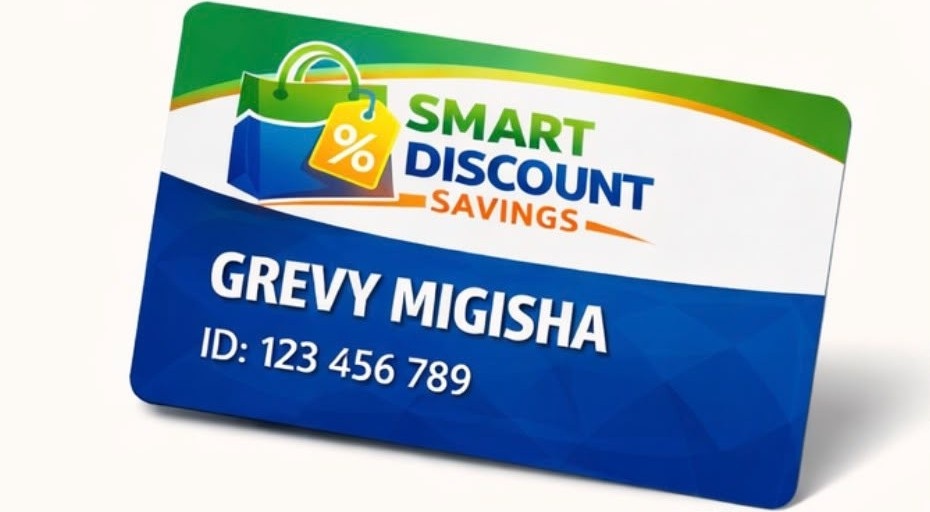 Smart Discount Savings membership card - front