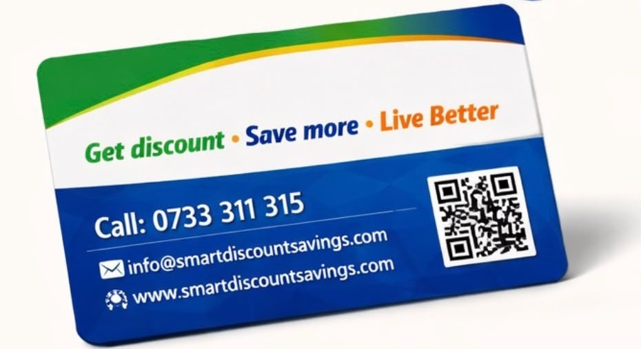 Smart Discount Savings membership card - back